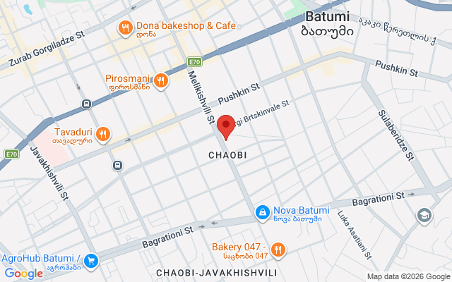 Карта расположения