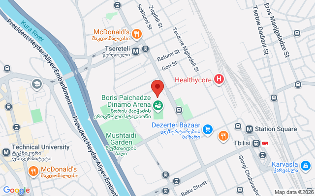 Карта расположения