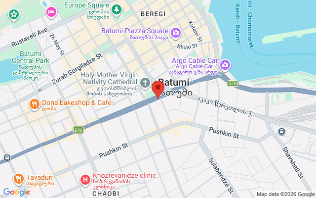 Карта расположения