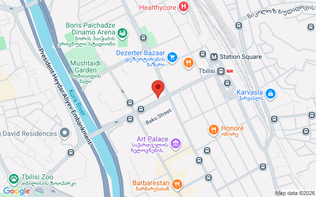 Карта расположения
