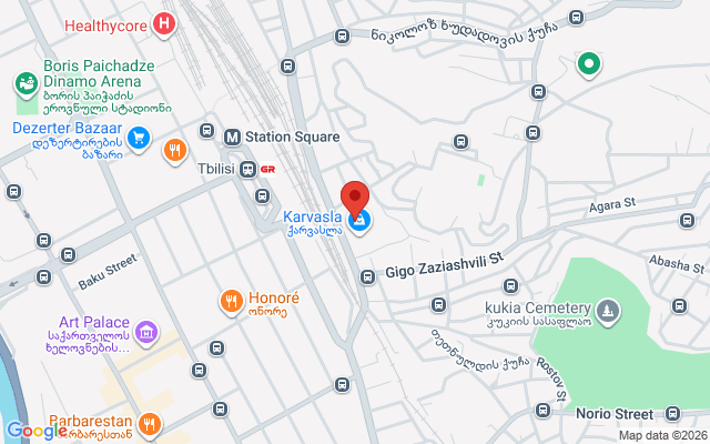 Карта расположения