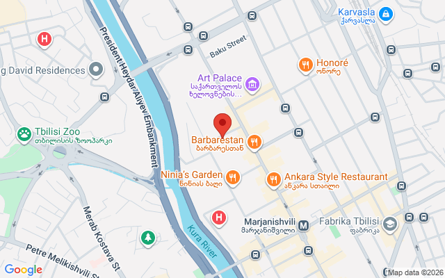 Карта расположения