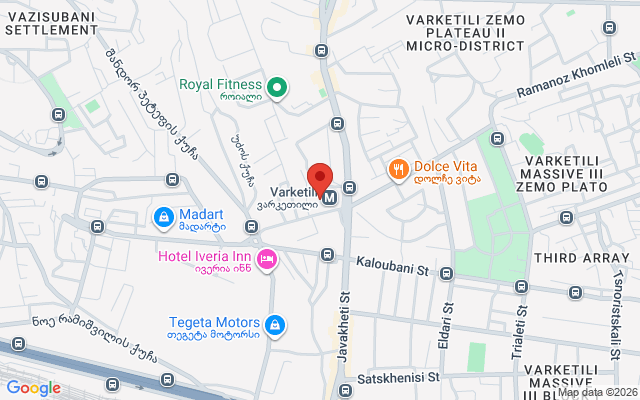 Карта расположения