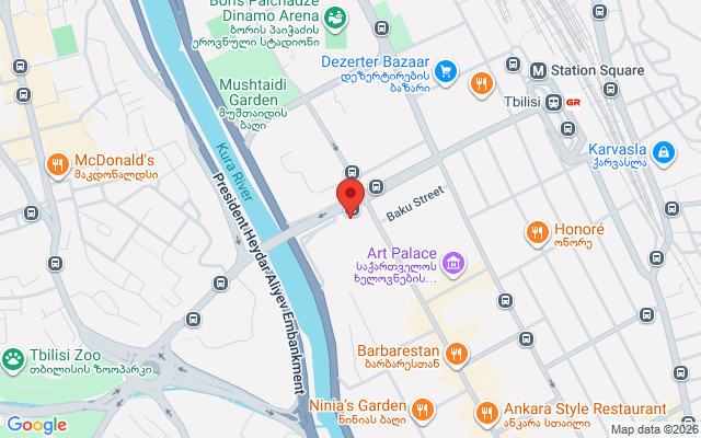 Карта расположения