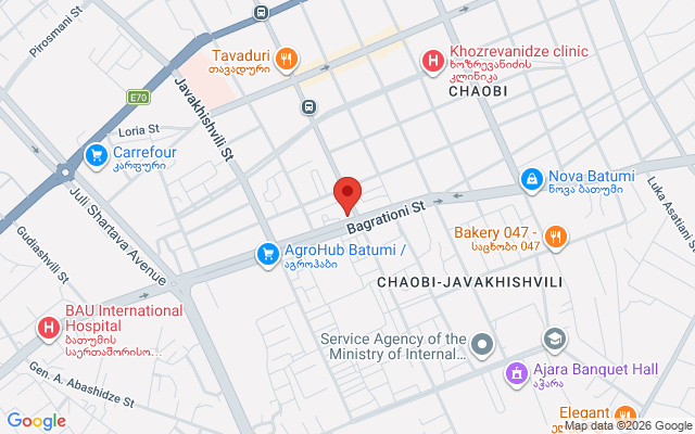 Карта расположения