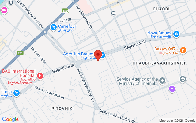Карта расположения