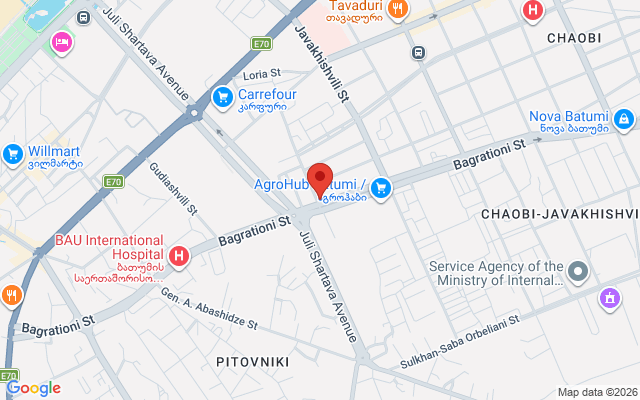 Карта расположения