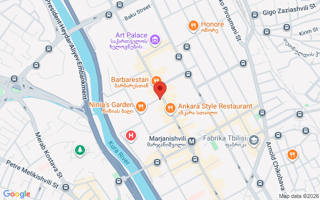 Карта расположения