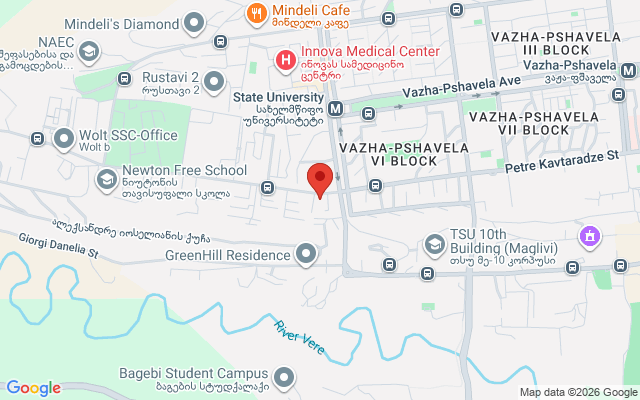 Карта расположения