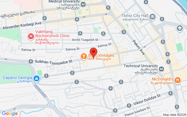 Карта расположения