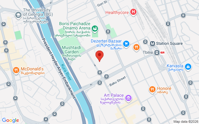 Карта расположения