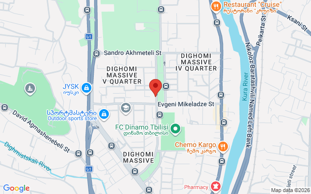Карта расположения