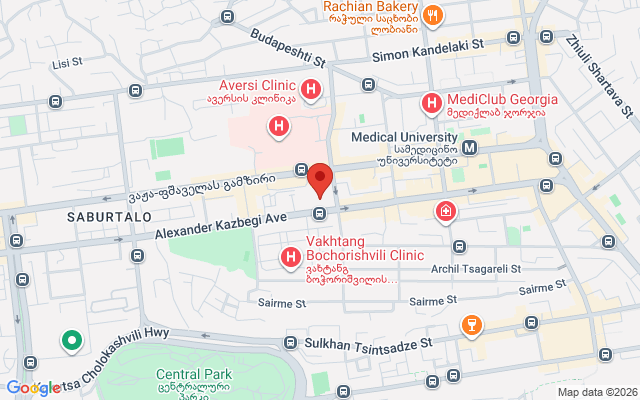 Карта расположения