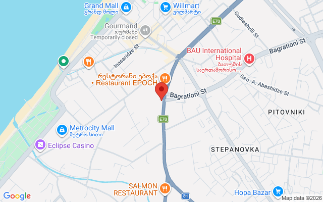 Карта расположения