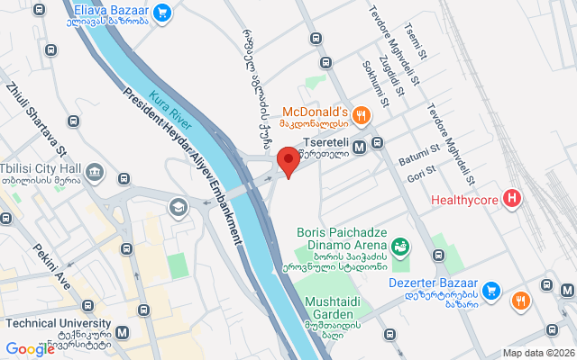 Карта расположения