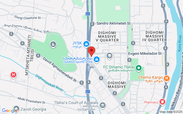 Карта расположения