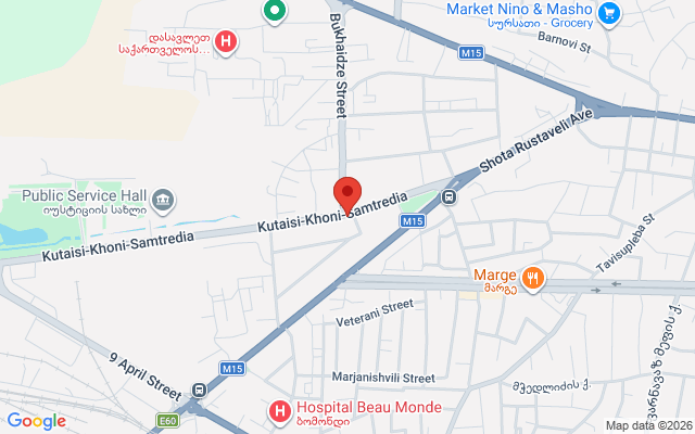 Карта расположения