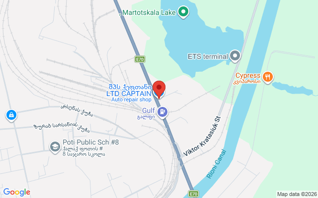 Карта расположения
