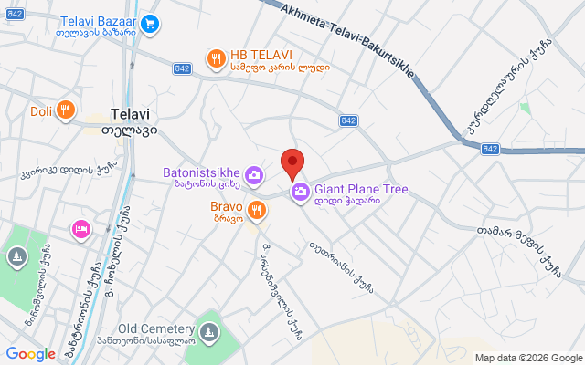 Карта расположения