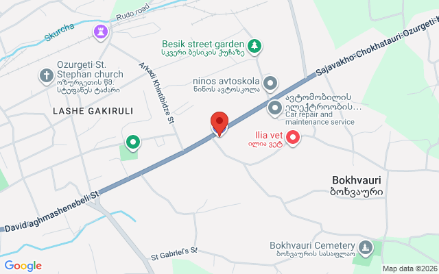 Карта расположения