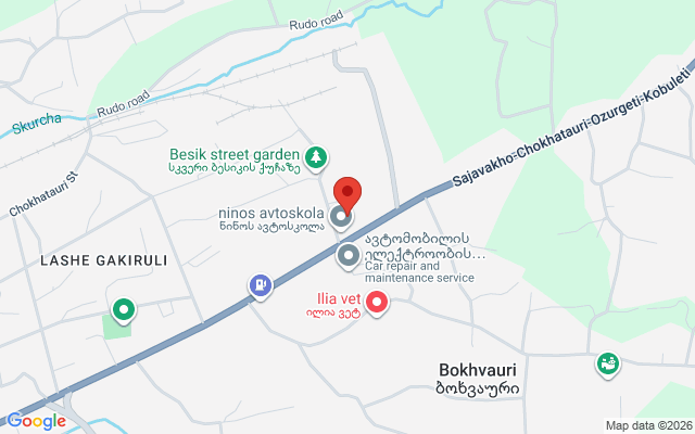 Карта расположения