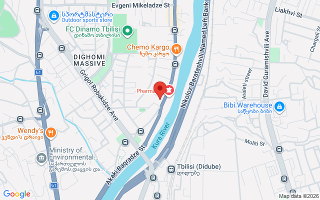 Карта расположения