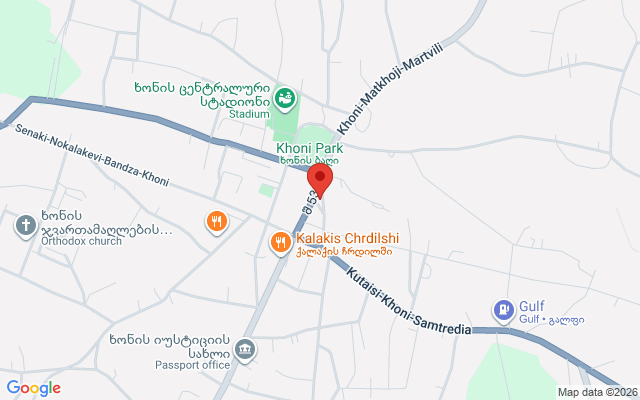 Карта расположения