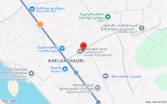 Карта расположения