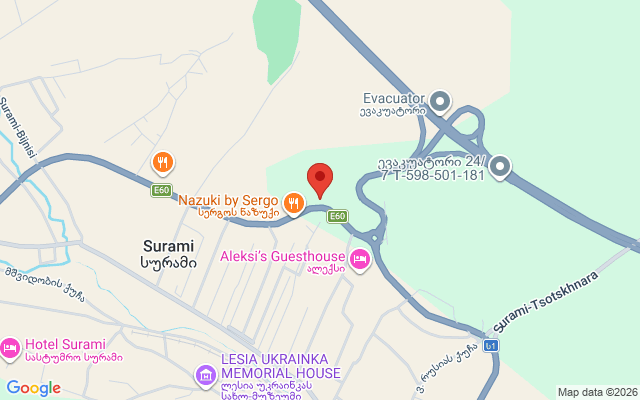 Карта расположения