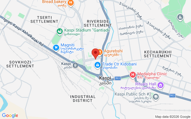 Карта расположения