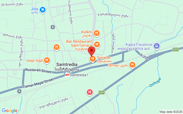 Карта расположения