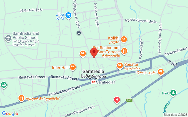 Карта расположения