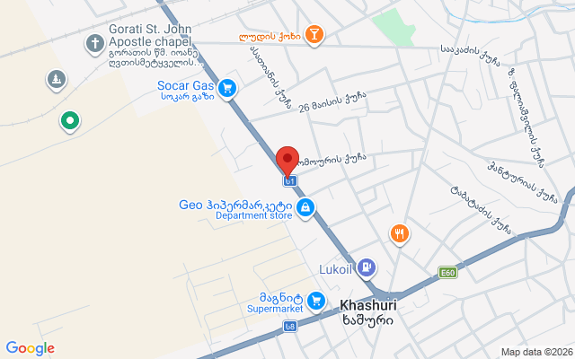 Карта расположения