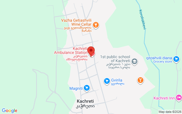 Карта расположения