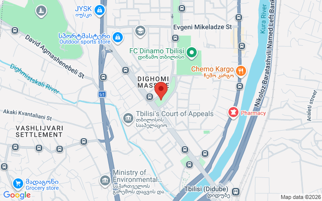 Карта расположения