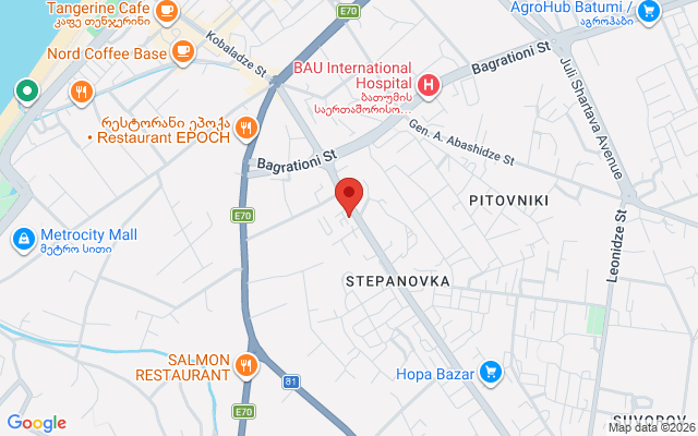 Карта расположения