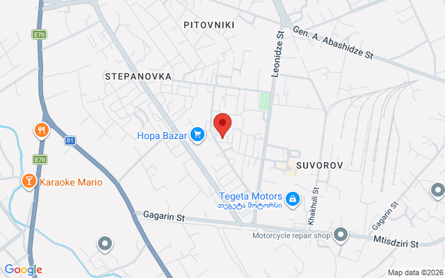 Карта расположения