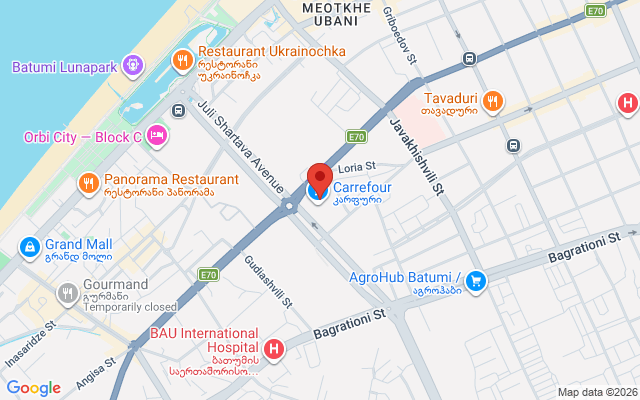 Карта расположения