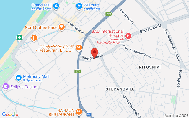 Карта расположения