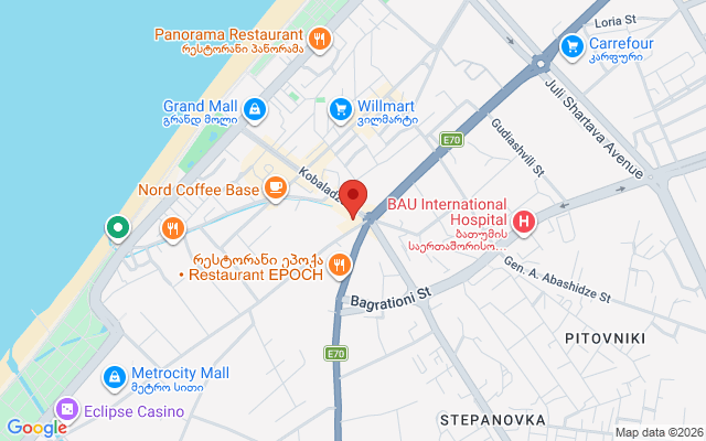 Карта расположения