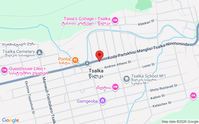 Карта расположения