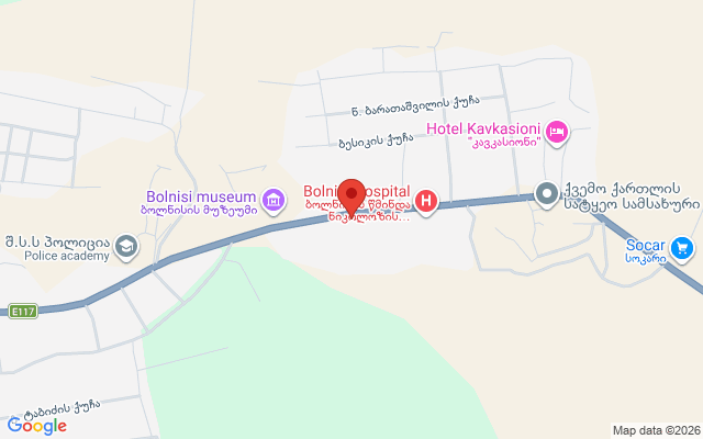 Карта расположения