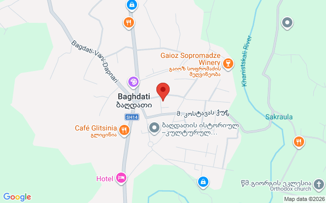 Карта расположения