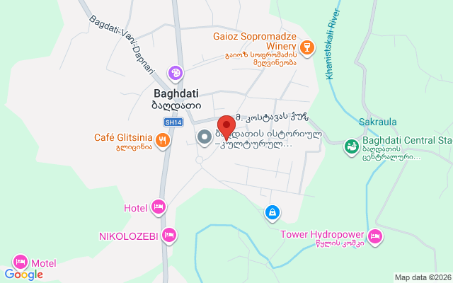 Карта расположения