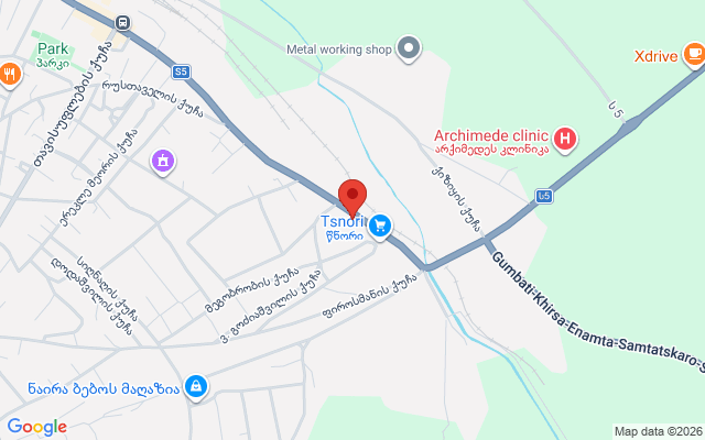 Карта расположения