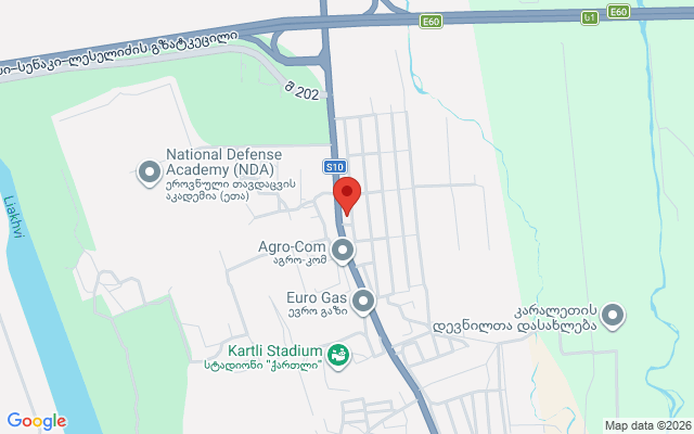 Карта расположения