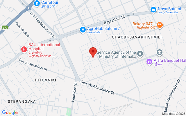 Карта расположения