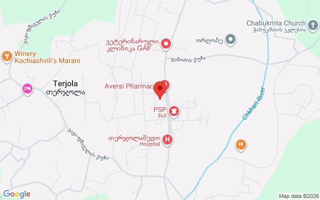 Карта расположения