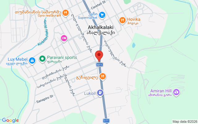 Карта расположения