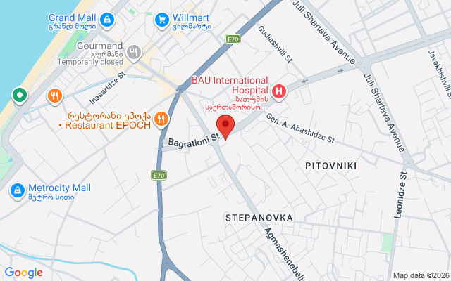 Карта расположения